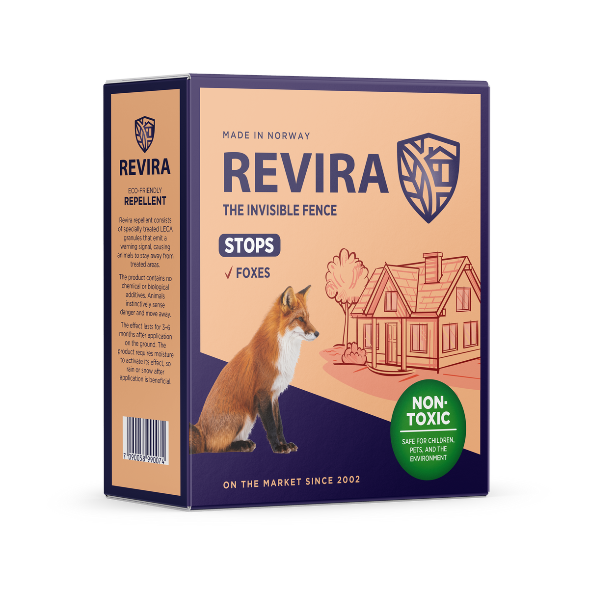 [ENG] Revira fox deterrent – natural, non-toxic granules, 2L pack
